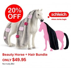 Horse - Beauty Quarter Horse Mare + Black Hair - Schleich 42583